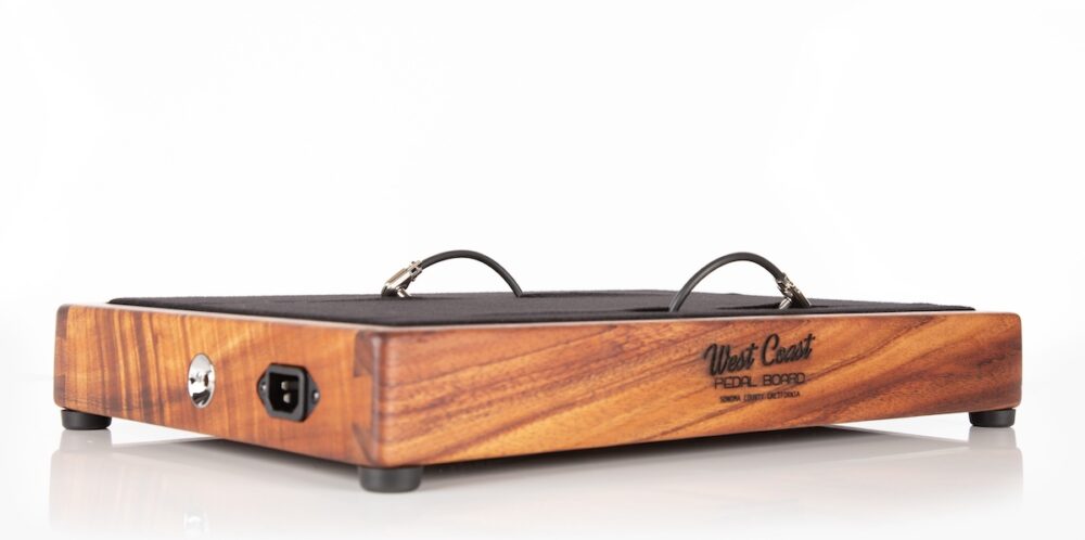 Hawaiian Koa Hardwood Flat Pedalboard - 18X12 - Ready to Ship 2