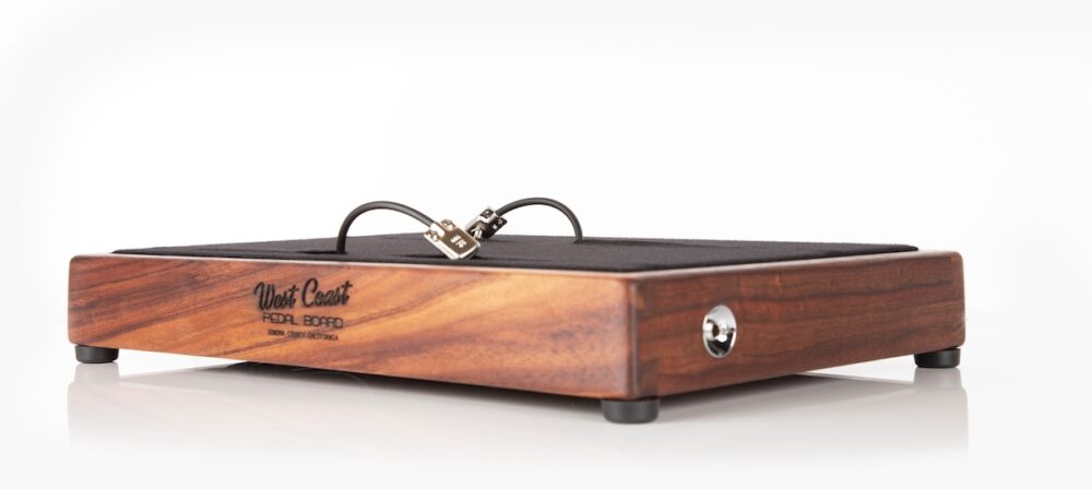 Hawaiian Koa Hardwood Flat Pedalboard - 18X12 - Ready to Ship 5