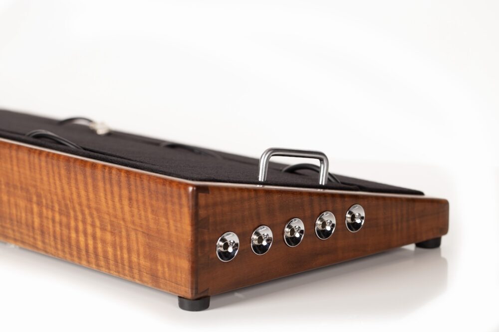 LIMITED SUPER Curly Walnut Pedalboard - 28X13 - Ready to Ship - Image 2