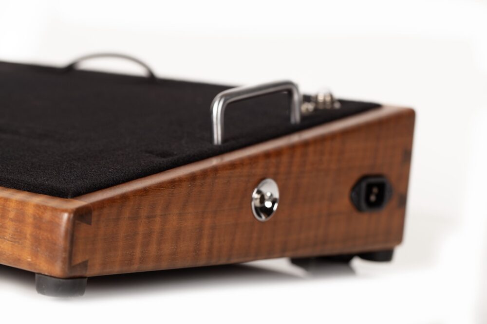 LIMITED SUPER Curly Walnut Pedalboard - 28X13 - Ready to Ship - Image 6