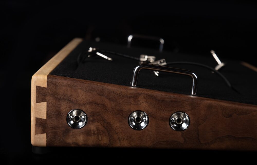 Maple & Walnut Pedalboard - 28X16 - Ready to Ship - Image 6