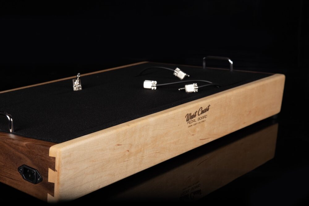 Maple & Walnut Pedalboard - 28X16 - Ready to Ship - Image 4