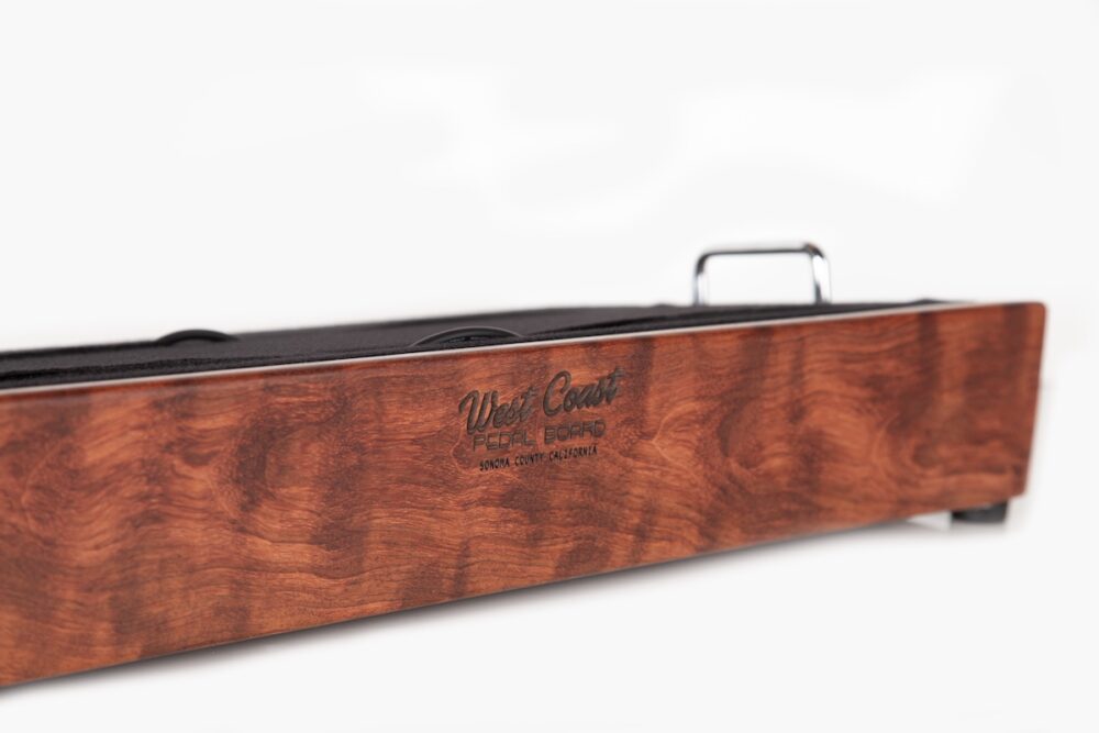 24X12 Custom Bubinga Pedalboard - Ready to Ship - Image 6