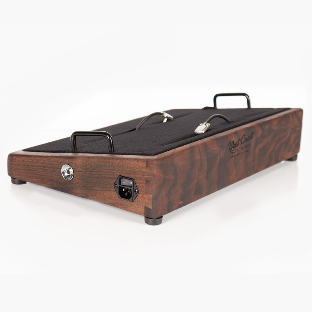 custom claro walnut pedalboard
