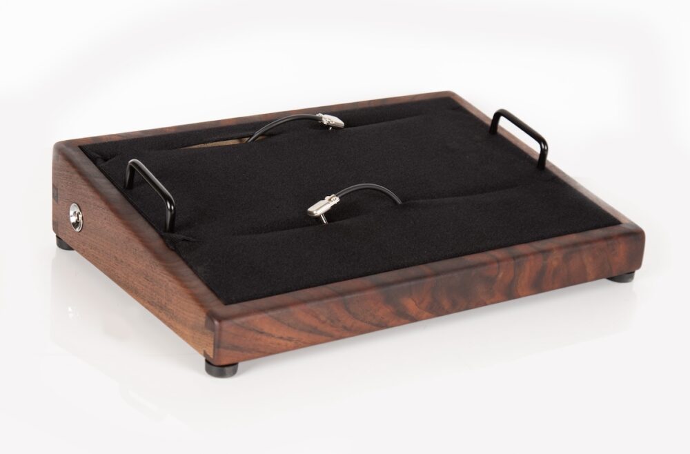 18X12 Custom Claro Walnut Pedalboard - Ready to Ship - Image 5