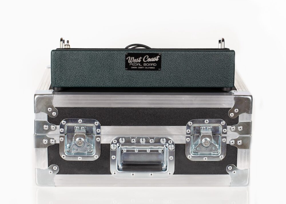 18X12 Brittish Green Pedalboard and Road Case Combo - Ready to Ship - Image 2