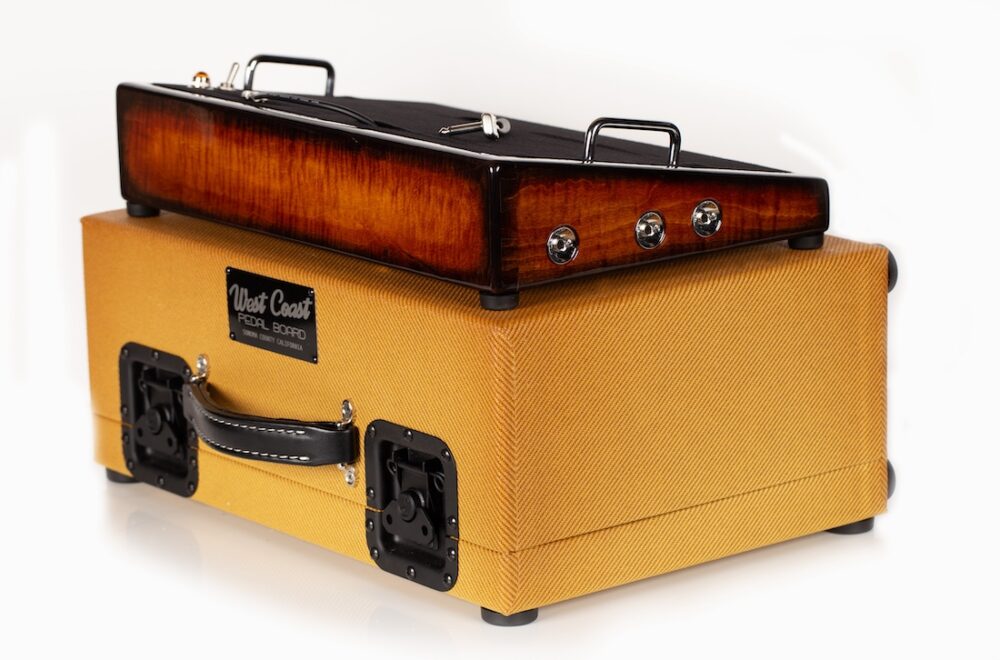18X12 Sun Burst Pedalboard Combo with Tweed Hard Case - Image 4