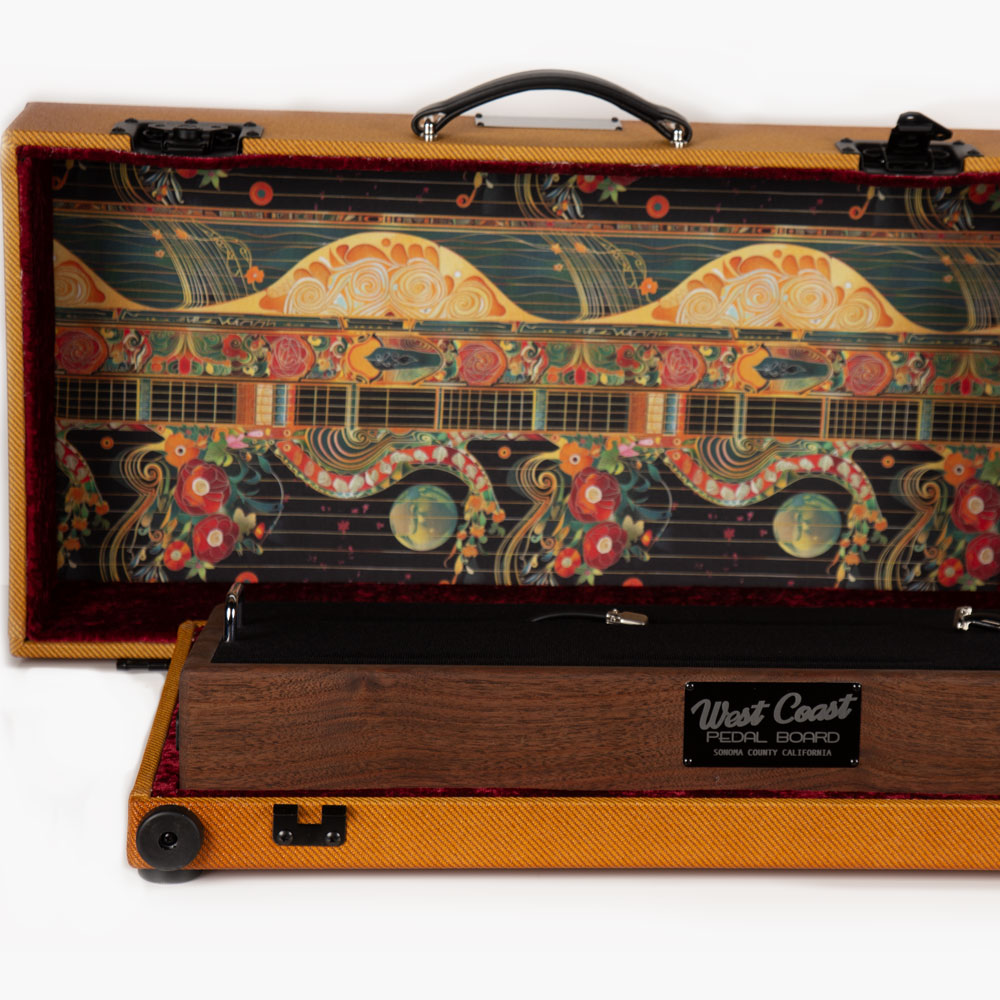 28X13 Walnut with Sunburst Tweed Case Combo Set - Ready to Ship