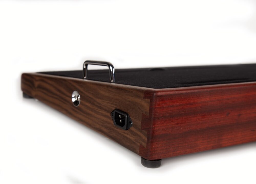 Padauk with Walnut Pedalboard - 28X16 - Ready to Ship - Image 2