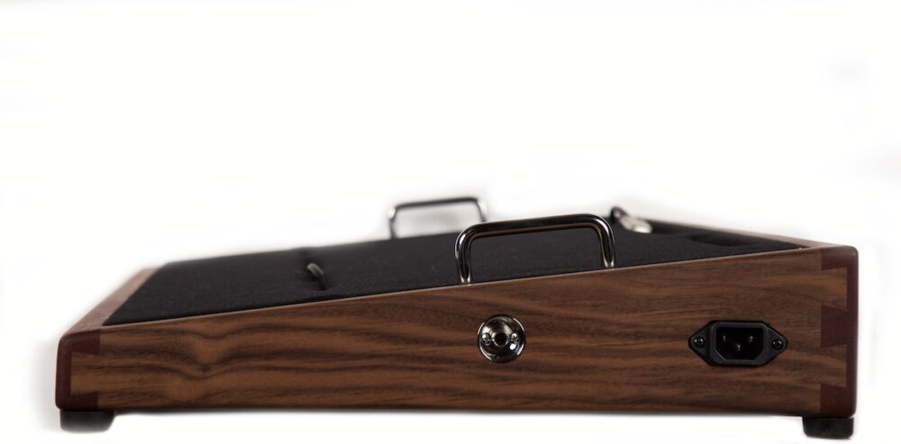 Padauk with Walnut Pedalboard - 28X16 - Ready to Ship - Image 3