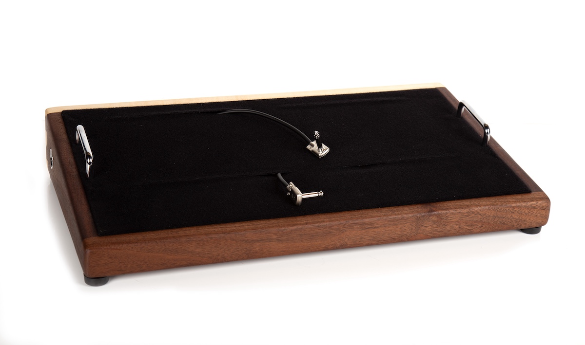 22X12 Custom Walnut & Curly Maple Pedalboard - Ready to Ship 3 22X12 Custom Walnut & Curly Maple Pedalboard - Ready to Ship - Image 3