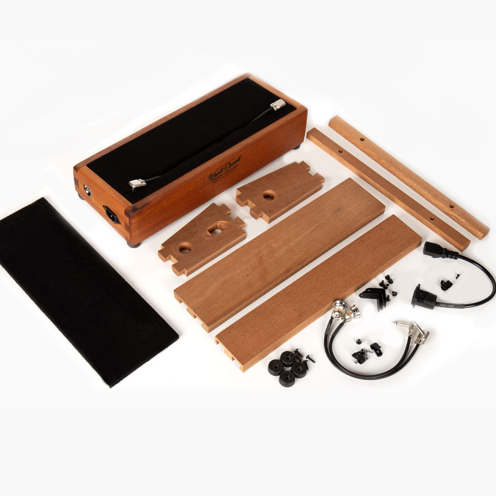 DIY MAHOGANY PEDALBOARD KIT