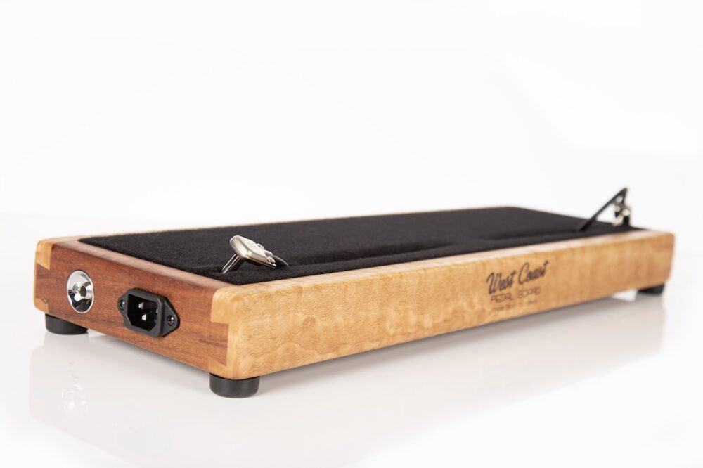 Curly Eucalyptus and KOA Flat Pedalboard - 13X7  - Ready to Ship ***B-STOCK*** - Image 5