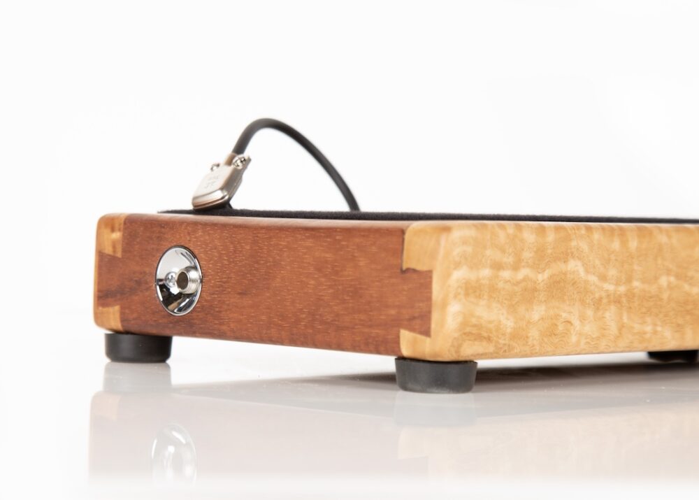 Curly Eucalyptus and KOA Flat Pedalboard - 13X7  - Ready to Ship ***B-STOCK*** - Image 2