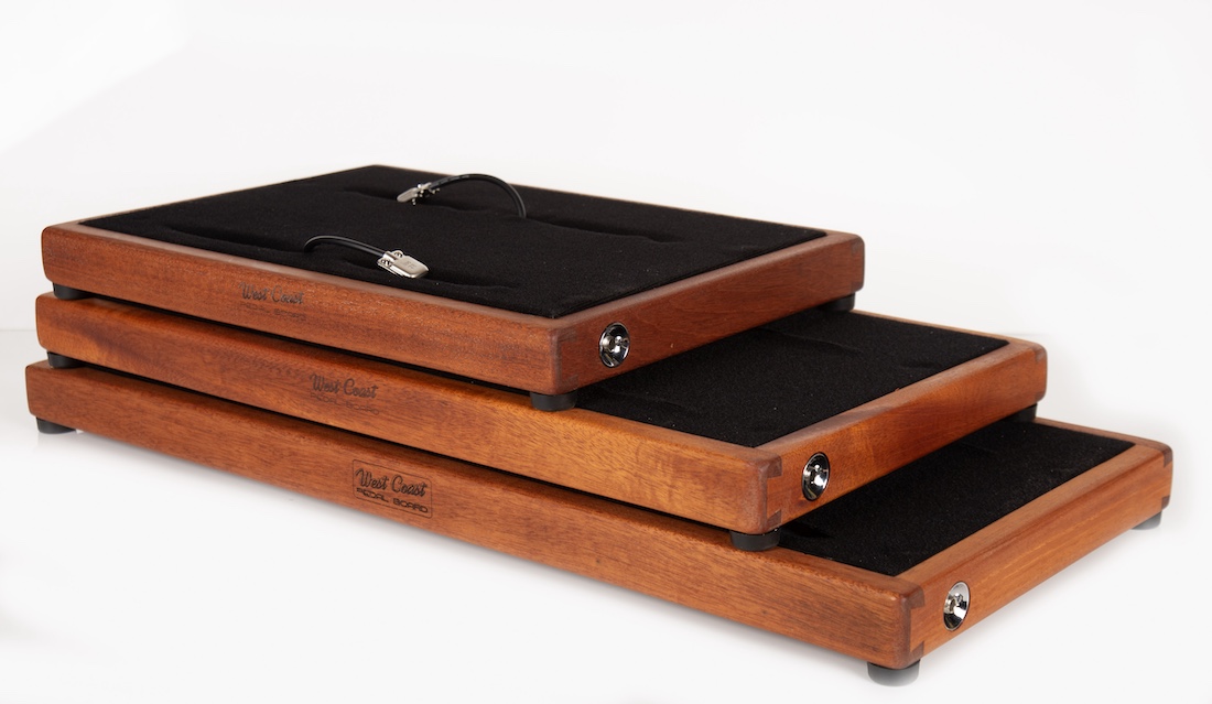 Multiple Sizes!! Mahogany Flat Pedalboards - 28X12, 24X12,18X12, 17X7 - Ready to Ship 7 Multiple Sizes!! Mahogany Flat Pedalboards - 28X12, 24X12,18X12, 17X7 - Ready to Ship - Image 7