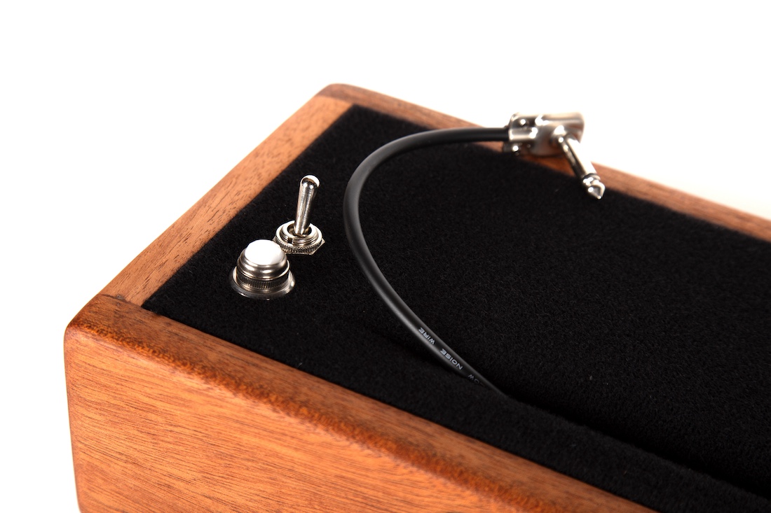 Mahogany Little Rock Pedalboard 13X7 Hardwood - Ready to Ship 5 Mahogany Little Rock Pedalboard 13X7 Hardwood - Ready to Ship - Image 5