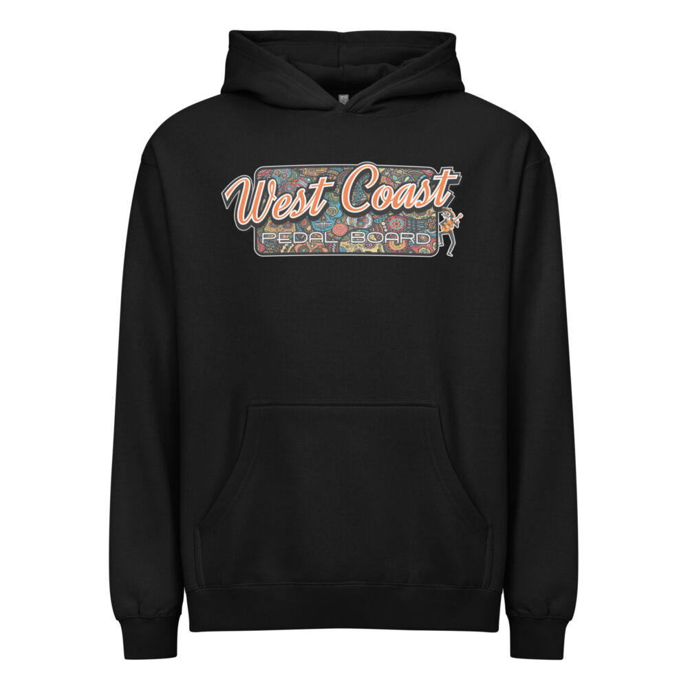 Men’s Black Box Hoodie - Dia de los Muertos