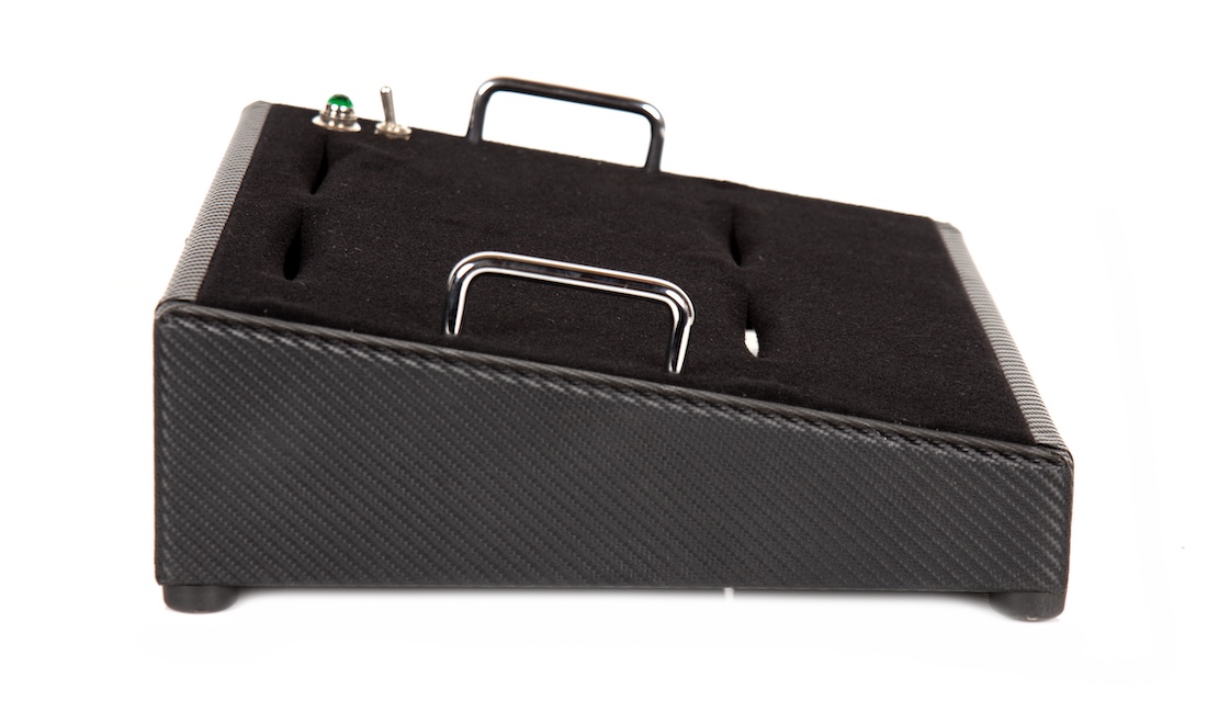 15X12 Carbon Fiber Angled Pedalboard - Ready to Ship - ***BSTOCK*** 4 15X12 Carbon Fiber Angled Pedalboard - Ready to Ship - ***BSTOCK*** - Image 4