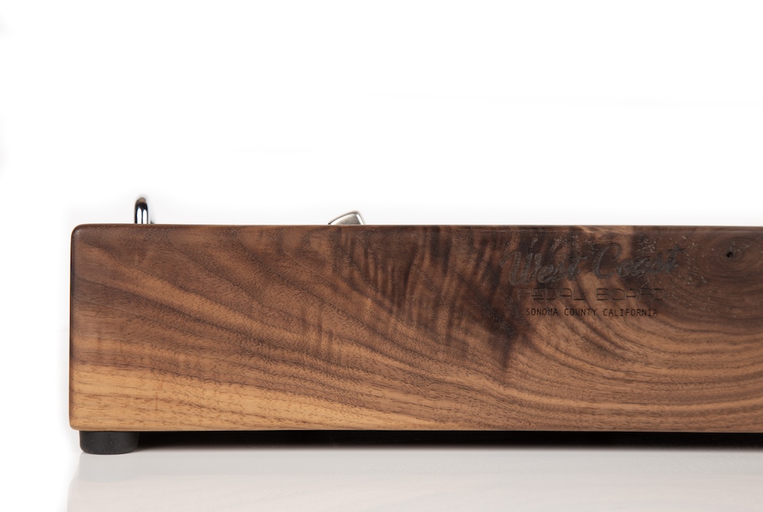 18X12 Figured Walnut Pedalboard 3 18X12 Figured Walnut Pedalboard - Image 3