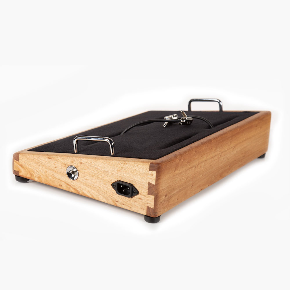 Birdseye acasia pedalboard