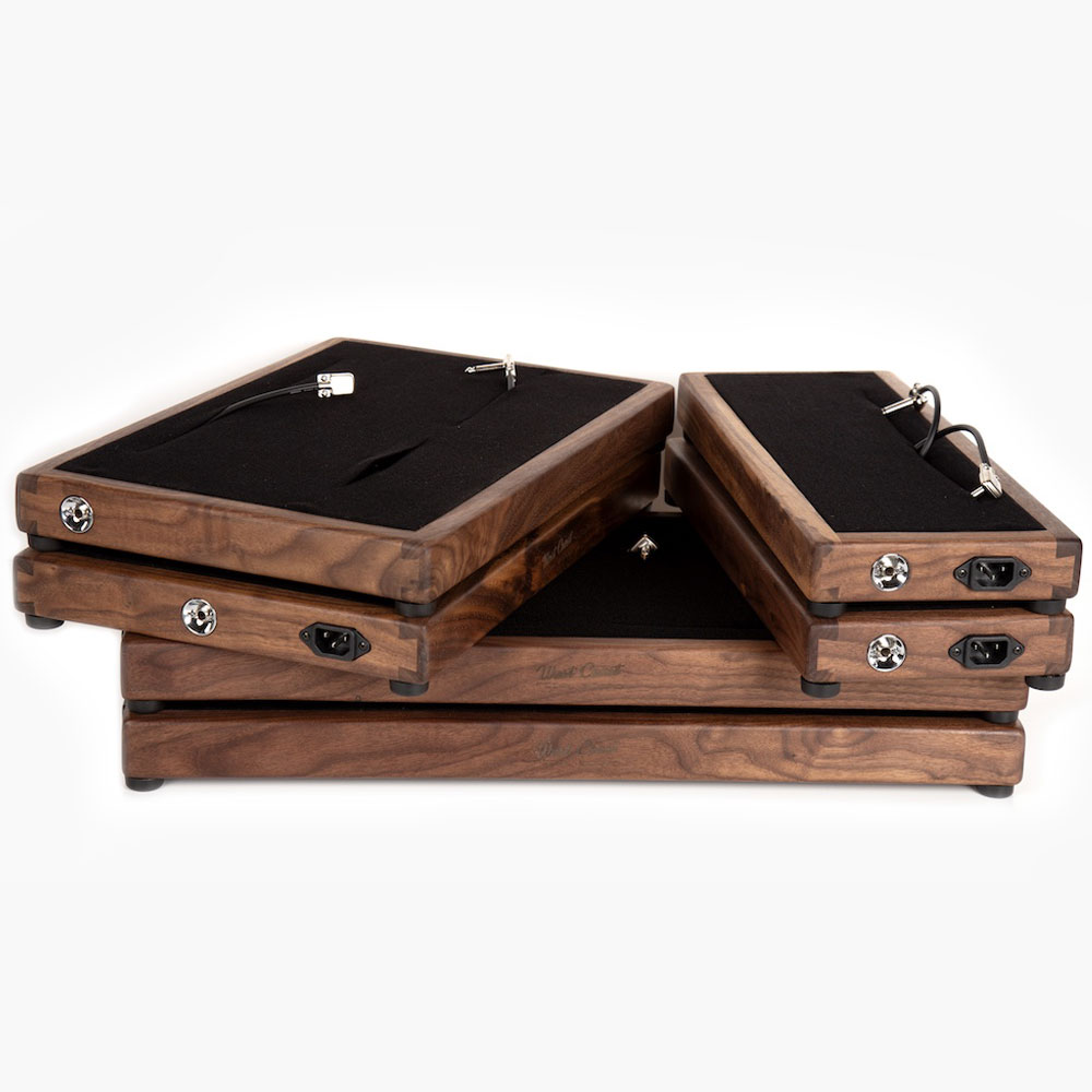 Walnut Flat Pedal Boards