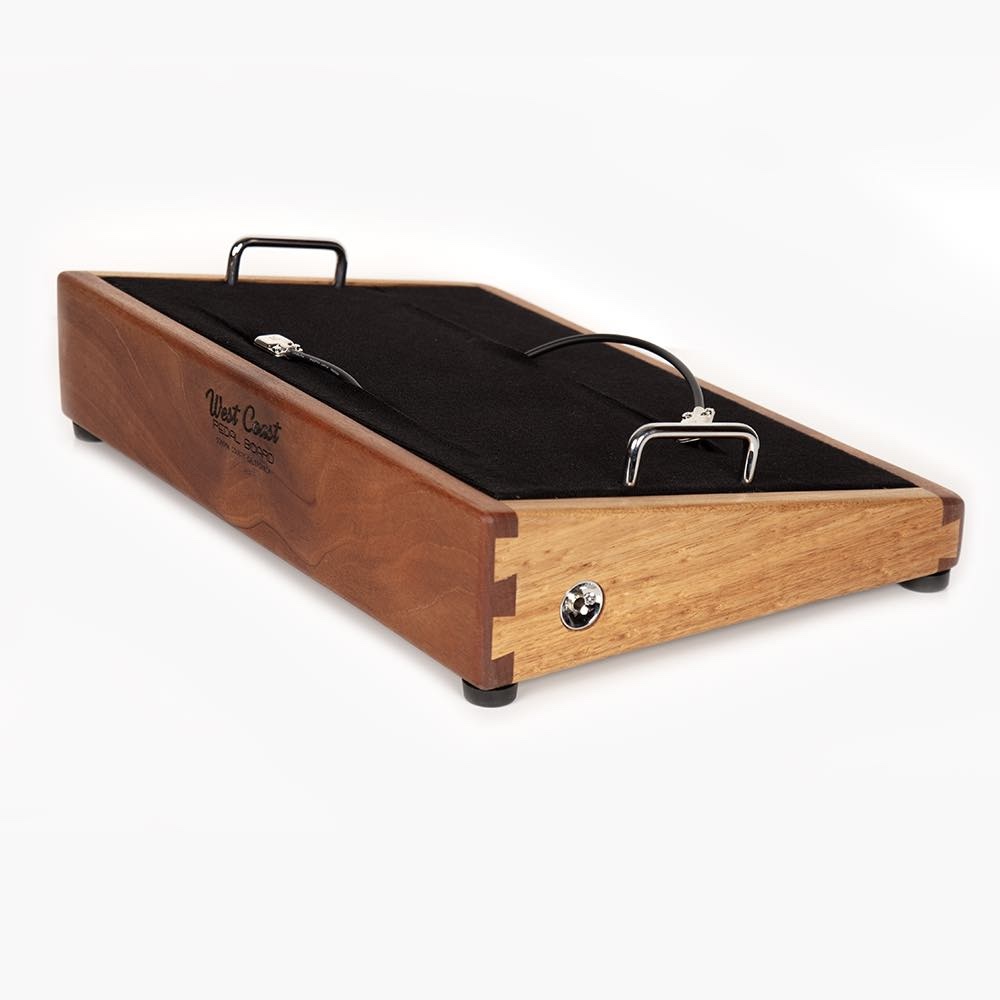 Mahogany and Oak Pedalboard