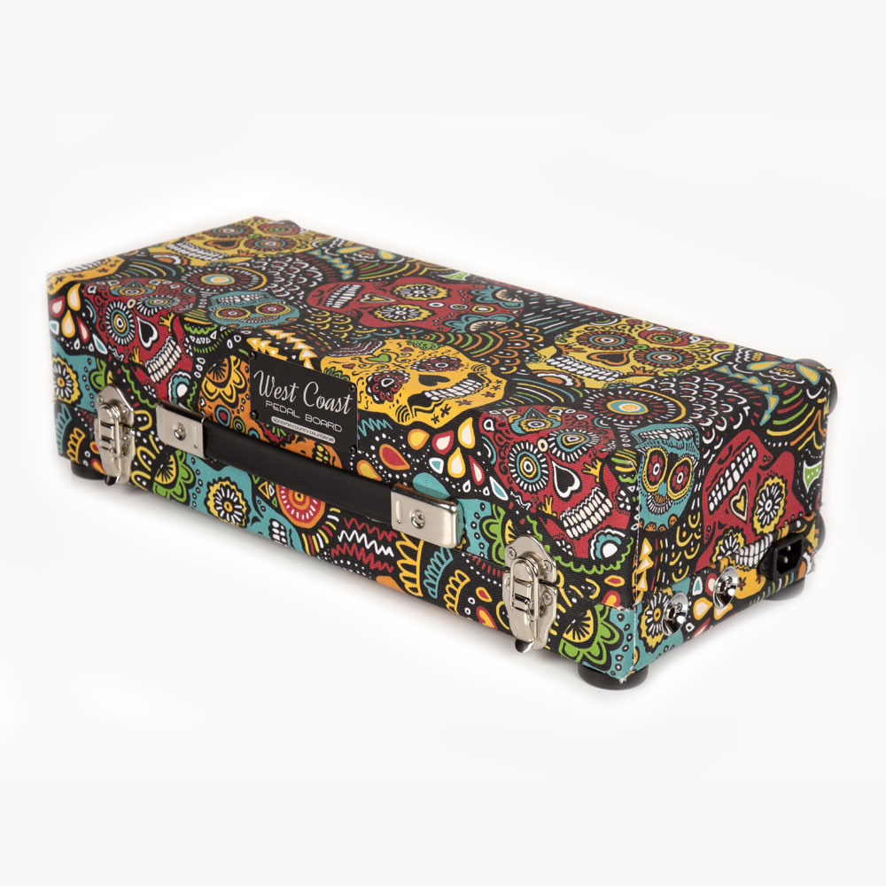 Home 6 Custom Shop Dia de los Muertos Flat Pedalboard