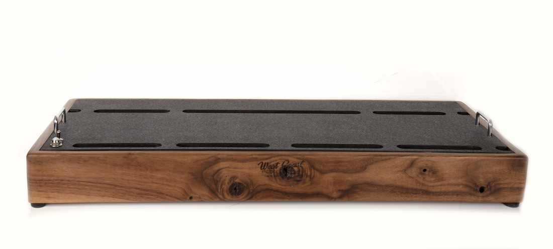 34X16 Walnut Pedalboard - Ready to Ship 2 34X16 Walnut Pedalboard - Ready to Ship - Image 2
