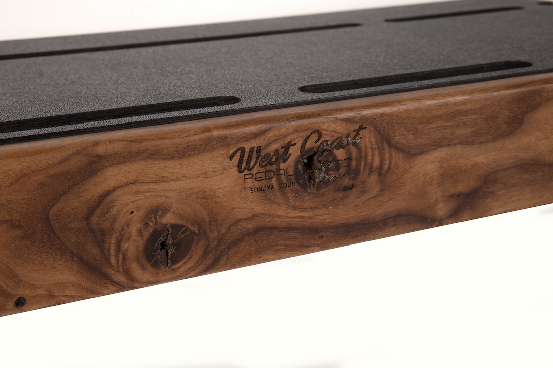 34X16 Walnut Pedalboard - Ready to Ship 3 34X16 Walnut Pedalboard - Ready to Ship - Image 3