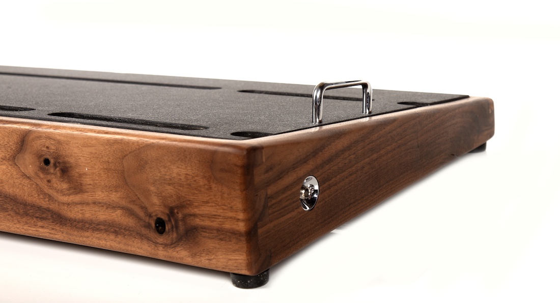 34X16 Walnut Pedalboard - Ready to Ship 5 34X16 Walnut Pedalboard - Ready to Ship - Image 5