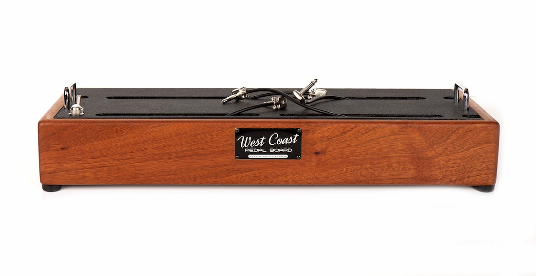 24X12 Honduran Mahogany Pedalboard - Ready to Ship 5 24X12 Honduran Mahogany Pedalboard - Ready to Ship - Image 5