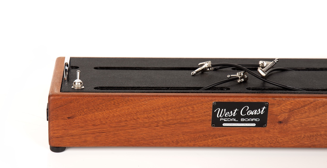 24X12 Honduran Mahogany Pedalboard - Ready to Ship 4 24X12 Honduran Mahogany Pedalboard - Ready to Ship - Image 4