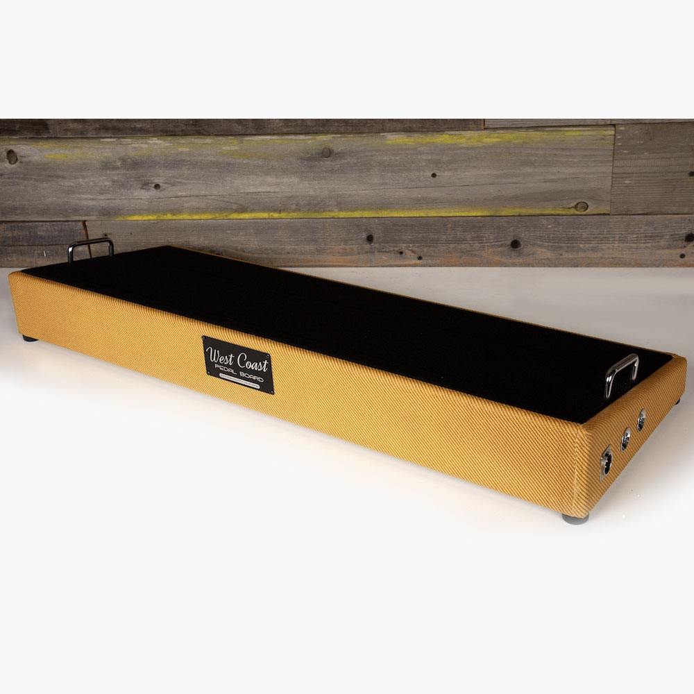Home 6 amber tweed pedalboard