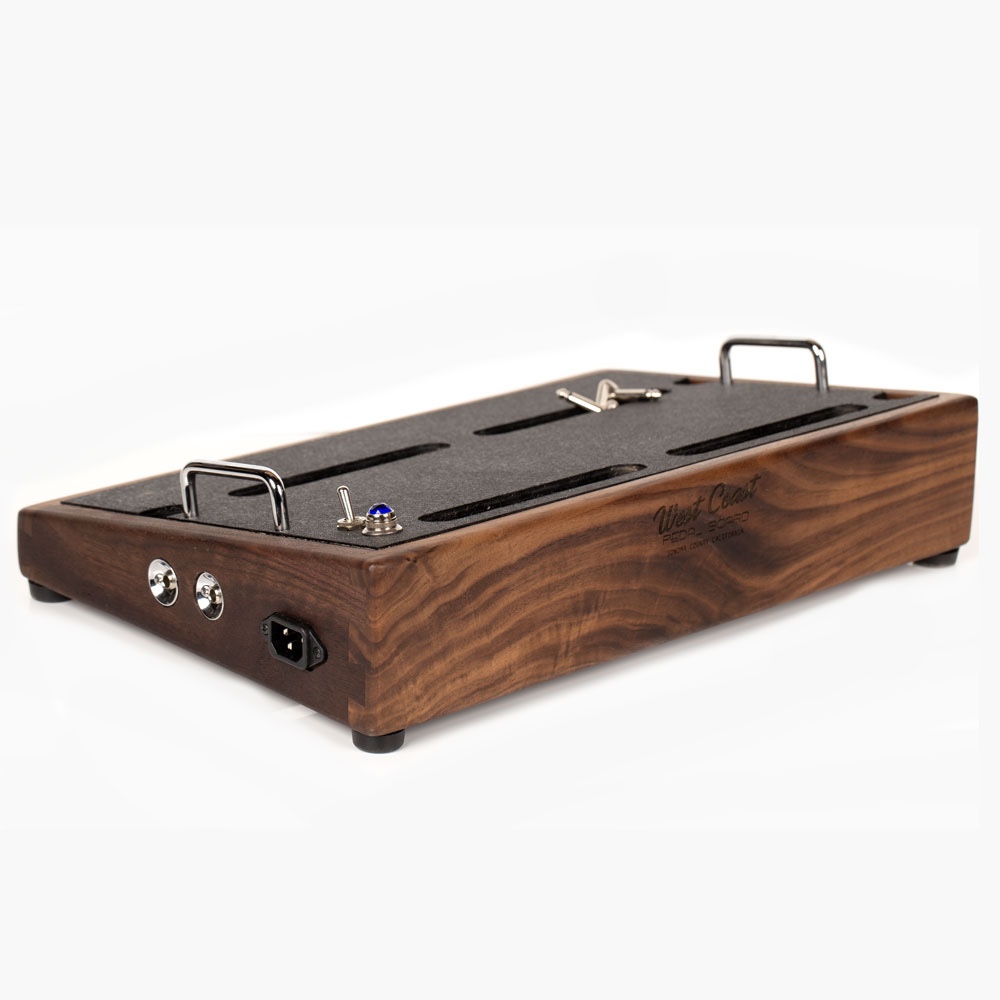Ready to Ship PedalBoards 3 18X12 HARD TOP Walnut Pedalboard - Ready to Ship